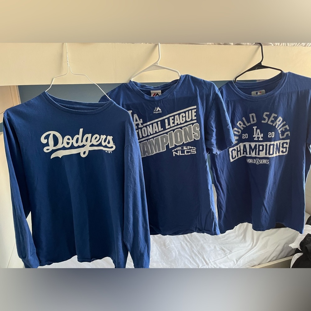Pack of Dodgers shirts